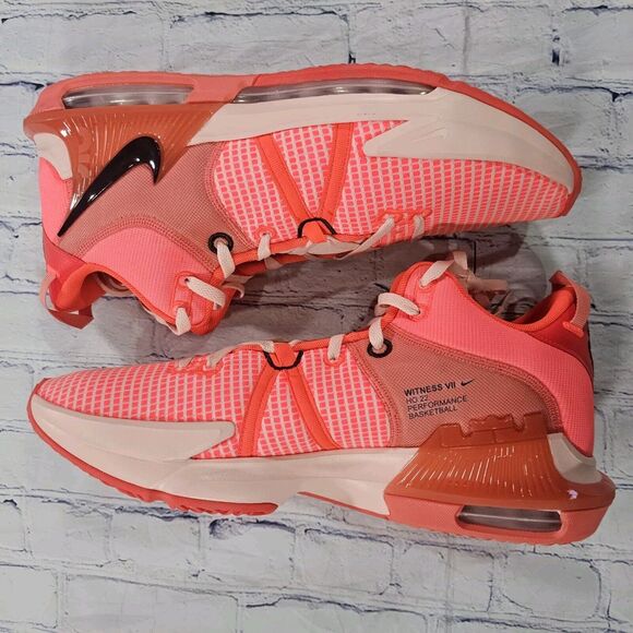 Nike MENS SIZE 17 Lebron Witness 7 Basketball Shoes DM1123-600 Bright Crimson - Picture 7 of 10